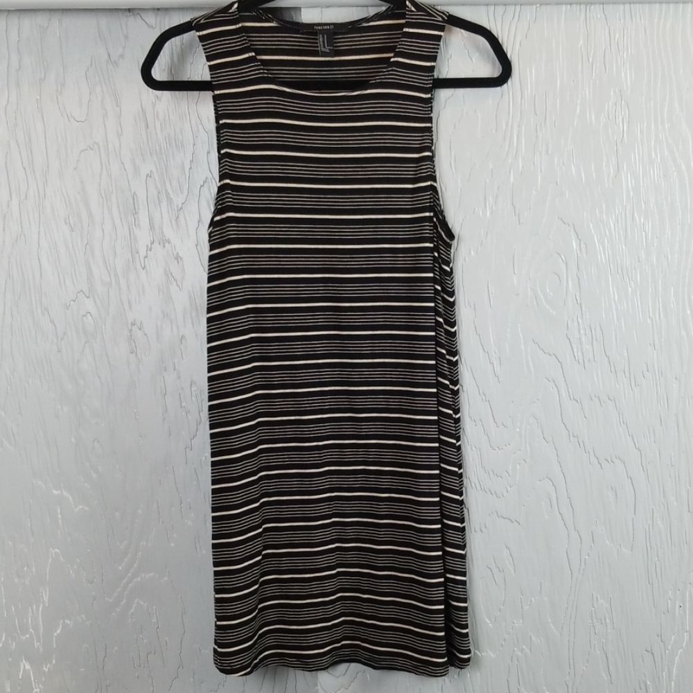 🖤 5/$20 🖤 FOREVER 21 striped mini tank dress..